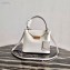 Prada Saffiano Leather Tote Bag 1BN012 White 2020