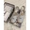 Dior Granville and Embroidered Cotton Lace-up Espadrilles Sandals White 2020
