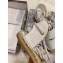 Dior Granville and Embroidered Cotton Lace-up Espadrilles Sandals White 2020