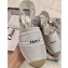 Dior Granville and Embroidered Cotton Lace-up Espadrilles Sandals White 2020