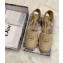 Dior Granville and Embroidered Cotton Lace-up Espadrilles Sandals Beige 2020