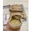 Dior Granville and Embroidered Cotton Lace-up Espadrilles Sandals Beige 2020