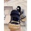 Dior Granville and Embroidered Cotton Lace-up Espadrilles Flat Sandals Dark Blue 2020