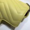 Gucci Leather GG Marmont Super Mini Shoulder Bag 476433 Pastel Yellow 2020