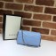 Gucci Leather GG Marmont Super Mini Shoulder Bag 476433 Pastel Blue 2020