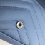 Gucci Leather GG Marmont Super Mini Shoulder Bag 476433 Pastel Blue 2020