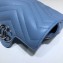 Gucci Leather GG Marmont Super Mini Shoulder Bag 476433 Pastel Blue 2020