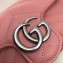 Gucci Leather GG Marmont Super Mini Shoulder Bag 476433 Pastel Pink 2020