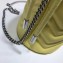 Gucci Leather GG Marmont Double G Mini Bucket Bag 575163 Pastel Yellow 2020