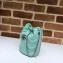 Gucci Leather GG Marmont Double G Mini Bucket Bag 575163 Pastel Green 2020