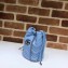 Gucci Leather GG Marmont Double G Mini Bucket Bag 575163 Pastel Blue 2020