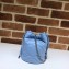 Gucci Leather GG Marmont Double G Mini Bucket Bag 575163 Pastel Blue 2020