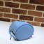 Gucci Leather GG Marmont Double G Mini Bucket Bag 575163 Pastel Blue 2020