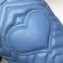 Gucci Leather GG Marmont Double G Mini Bucket Bag 575163 Pastel Blue 2020