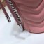 Gucci Leather GG Marmont Double G Mini Bucket Bag 575163 Pastel Pink 2020