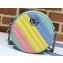 Gucci Leather GG Marmont Mini Round Shoulder Bag 550154 Multicolored Pastel 2020