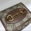 Gucci 1955 Horsebit Small Wallet 621891 GG Canvas Brown 2020