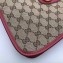 Gucci 1955 Horsebit Medium Tote Bag 621144 GG Canvas Red 2020