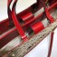 Gucci 1955 Horsebit Medium Tote Bag 621144 GG Canvas Red 2020