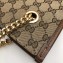 Gucci 1955 Horsebit Large Tote Bag 623695 GG Canvas Brown 2020