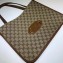 Gucci 1955 Horsebit Medium Tote Bag 623694 GG Canvas Brown 2020