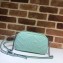 Gucci Leather GG Marmont Small Shoulder Camera Bag 447632 Pastel Green 2020