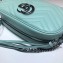 Gucci Leather GG Marmont Small Shoulder Camera Bag 447632 Pastel Green 2020