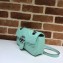 Gucci Leather GG Marmont Mini Shoulder Bag 446744 Pastel Green 2020