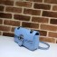 Gucci Leather GG Marmont Mini Shoulder Bag 446744 Pastel Blue 2020