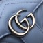 Gucci Leather GG Marmont Mini Shoulder Bag 446744 Pastel Blue 2020