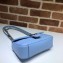 Gucci Leather GG Marmont Mini Shoulder Bag 446744 Pastel Blue 2020