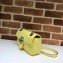 Gucci Leather GG Marmont Mini Shoulder Bag 446744 Pastel Yellow 2020