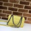 Gucci Leather GG Marmont Mini Shoulder Bag 446744 Pastel Yellow 2020