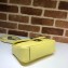 Gucci Leather GG Marmont Mini Shoulder Bag 446744 Pastel Yellow 2020