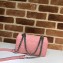 Gucci Leather GG Marmont Mini Shoulder Bag 446744 Pastel Pink 2020