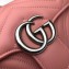 Gucci Leather GG Marmont Mini Shoulder Bag 446744 Pastel Pink 2020