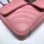 Gucci Leather GG Marmont Mini Shoulder Bag 446744 Pastel Pink 2020