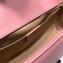 Gucci Leather GG Marmont Mini Shoulder Bag 446744 Pastel Pink 2020