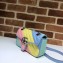 Gucci Leather GG Marmont Mini Shoulder Bag 446744 Multicolored Pastel 2020