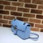 Gucci Leather GG Marmont Small Shoulder Bag 443497 Pastel Blue 2020