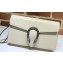 Gucci Dionysus Leather Clutch Bag 621197 White 2020