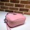 Gucci Leather GG Marmont Mini Shoulder Camera Bag 448065 Pastel Pink 2020