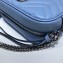 Gucci Leather GG Marmont Mini Shoulder Camera Bag 448065 Pastel Blue 2020