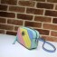 Gucci Leather GG Marmont Mini Shoulder Camera Bag 448065 Multicolored Pastel 2020