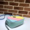 Gucci Leather GG Marmont Mini Shoulder Camera Bag 448065 Multicolored Pastel 2020
