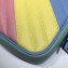 Gucci Leather GG Marmont Mini Shoulder Camera Bag 448065 Multicolored Pastel 2020