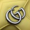 Gucci Leather GG Marmont Mini Top Handle Bag 547260/583571 Pastel Yellow 2020
