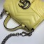 Gucci Leather GG Marmont Mini Top Handle Bag 547260/583571 Pastel Yellow 2020