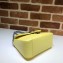 Gucci Leather GG Marmont Mini Top Handle Bag 547260/583571 Pastel Yellow 2020
