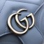 Gucci Leather GG Marmont Mini Top Handle Bag 547260/583571 Pastel Blue 2020